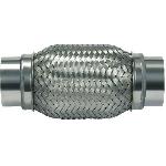 Raccord flexible Echappement type B - L160 - D48 - Avec sorties Inox soudees Raccord flexible Echappement type B - L160 - D48 - Avec sorties Inox soudees