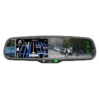 Radar Et Camera De Recul - Aide A La Conduite Moniteur 10.75cm dans retroviseur avec Navigation Win CE + Bluetooth main libre