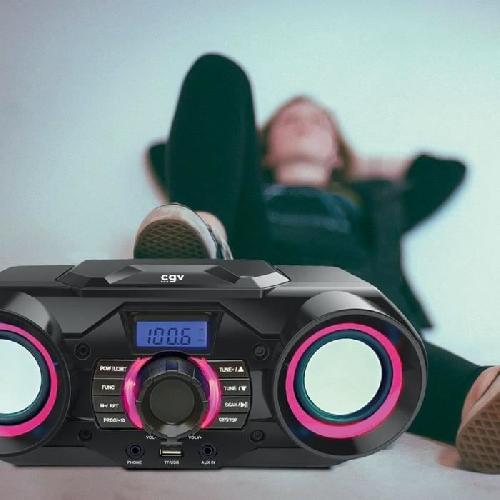 Radio Cd - Radio Cassette - Fm Radio CD portable - CGV - CD SG-1 - Bluetooth 5.0 - USB - SD