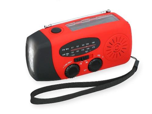 Lampe - Lanterne - Eclairage D'appoint De Camping Radio De Secours Lampe Dynamo Batterie Externe Integree