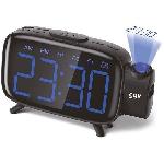 Radio Reveil Radio reveil avec projection de l'heure - CGV - CR-P10 - Double alarme - Gros boutons - Utilisation facile