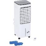 Ventilateur Rafraichisseur d'air - FARELEK - 112201 - 3 vitesses - 7.5 h - 12 L - Blanc