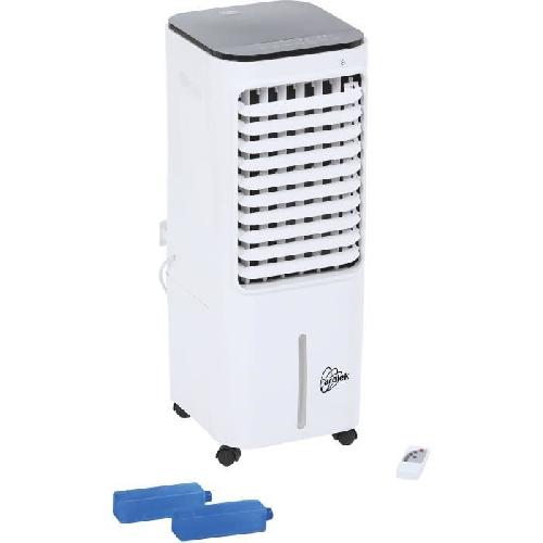 Ventilateur Rafraichisseur d'air - FARELEK - 112201 - 3 vitesses - 7.5 h - 12 L - Blanc