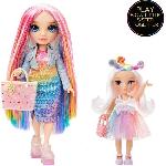 Figurine Miniature - Personnage Miniature Rainbow High Littles - Poupée 15cm + animal de compagnie - Arc -en-Ciel - Des 4ans