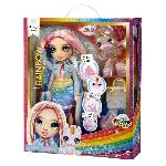 Poupee Rainbow High Poupée Mannequin avec Kit de Slime et Animal de Compagnie - Amaya (Rainbow) - Poupée Pailletée 28 cm avec Kit de Slime