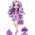 Rainbow High Poupée Mannequin avec Kit de Slime et Animal de Compagnie - Violet (Violet) - Poupée Pailletée 28 cm avec Kit de Slime