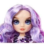 Poupee Rainbow High Poupée Mannequin avec Kit de Slime et Animal de Compagnie - Violet (Violet) - Poupée Pailletée 28 cm avec Kit de Slime