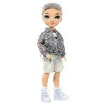 Rainbow High S23 Fashion Doll - Poupee 27 cm Aiden Russel -Amethyste- - 1 tenue. 1 paire de chaussures et des accessoires