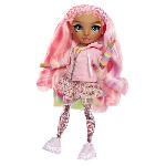 Poupee Rainbow High - Sparkle & Shine - Poupée mannequin de 27cm - Rose - Jambes avec liquide pailletés - Des 4ans