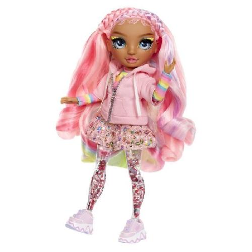 Poupee Rainbow High - Sparkle & Shine - Poupée mannequin de 27cm - Rose - Jambes avec liquide pailletés - Des 4ans