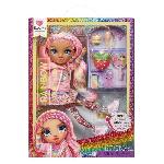 Poupee Rainbow High - Sparkle & Shine - Poupée mannequin de 27cm - Rose - Jambes avec liquide pailletés - Des 4ans