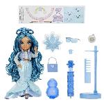 Poupee Rainbow High - Winter Wonderland - Bleu - Révele ta couleur - Créer son bonhomme de neige - Dés 4ans