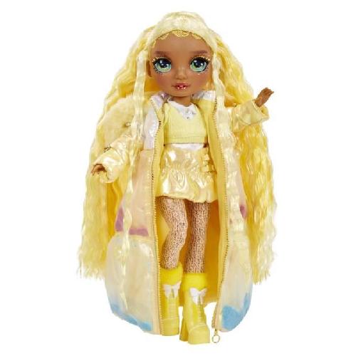 Poupee Rainbow High - Winter Wonderland - Jaune- Révele ta couleur - Créer son bonhomme de neige - Dés 4ans