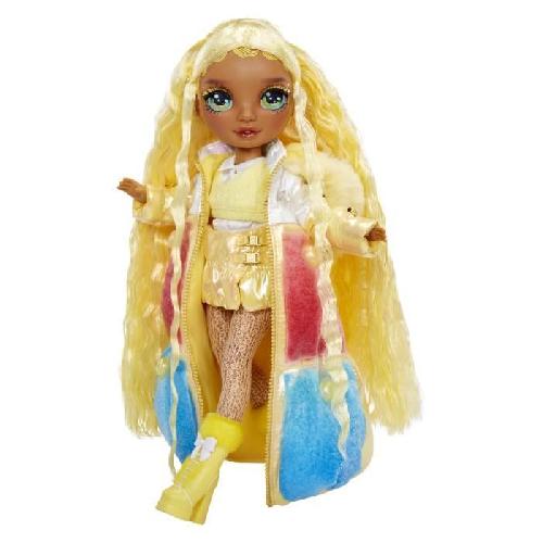 Poupee Rainbow High - Winter Wonderland - Jaune- Révele ta couleur - Créer son bonhomme de neige - Dés 4ans