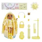 Poupee Rainbow High - Winter Wonderland - Jaune- Révele ta couleur - Créer son bonhomme de neige - Dés 4ans