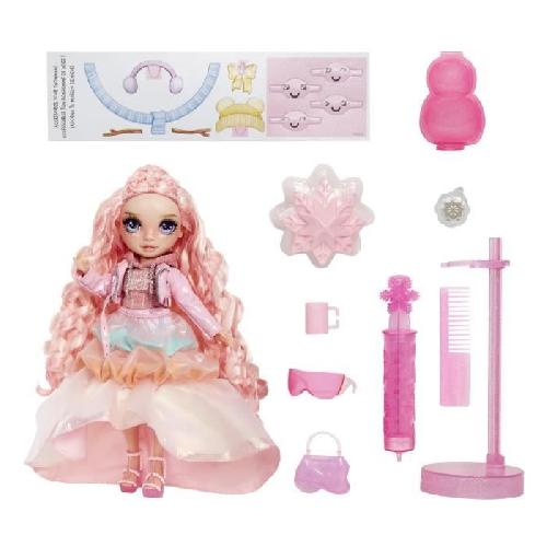 Poupee Rainbow High - Winter Wonderland - Rose - Révele ta couleur - Créer son bonhomme de neige - Dés 4ans