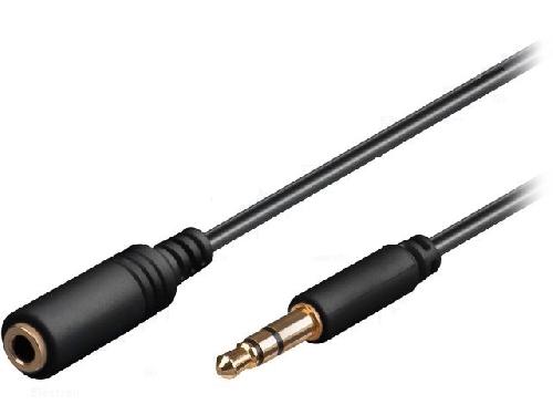 Cable Jack rallonge cable Jack M F 3.5mm 50cm pour ecouteurs casque