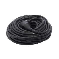 Rallonge CHACON Prolongateur HO5VVF 3 x 1.5 mm² 20 m - Noir