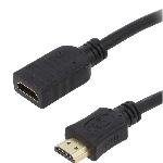 Rallonge HDMI 2.0 Femelle vers male 3m noir Rallonge HDMI 2.0 Femelle vers male 3m noir