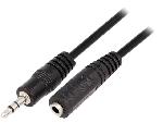 Cables Jack Rallonge Jack Audio Video 3.5mm - 1.8m - Vcom