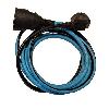 Rallonge Prolongateur Dual color - CHACON - Noir / Turquoise - H05VV-F 3G1.5 - 20 m