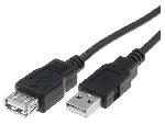 Cable - Connectique Pour Peripherique Rallonge RU2MF18N USB 2.0 A Male Femelle 1.8m noir