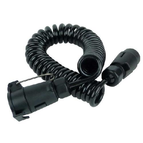 Connectique Remorque RALLONGE SPIRALE POUR REMORQUE 7 POLES 0.75MM2