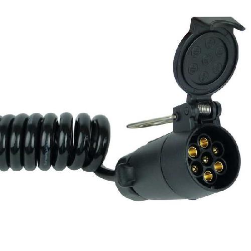 Connectique Remorque RALLONGE SPIRALE POUR REMORQUE 7 POLES 0.75MM2