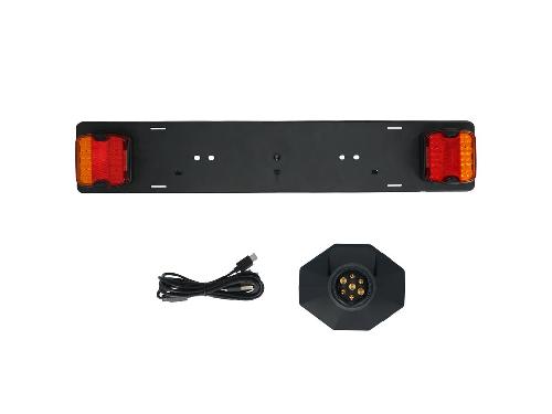 Connectique Remorque Rampe Eclairage Bluetooth Led Pour Remorque 78X14Cm Prise 7 Broches