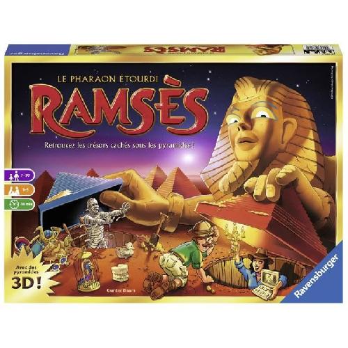 Jeu De Societe - Jeu De Plateau Ramses - Ravensburger - Jeu de société famille - Jeu de mémoire - Des 7 ans