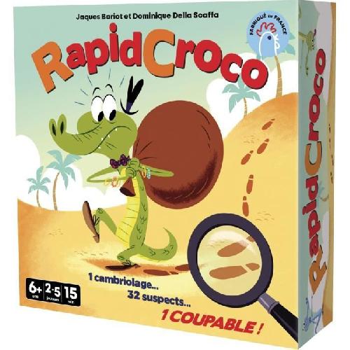 Jeu De Societe - Jeu De Plateau RapidCroco - Asmodee - Jeu d'enquete - 32 Suspect 1 coupable