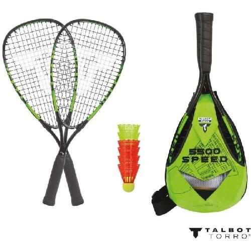 Raquette - Cadre De Badminton Raquettes - TALBOT TORRO - Speed 5500 - Aluminium - 56.5 cm de long - Profil de cadre 17.3 mm - 170 g - Cordage durable