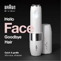 Rasoir Electrique Rasoir Visage électrique pour femme Braun Face Mini FS1000 - Fonction Smart Light - Blanc