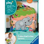 Table Activite - Jouet D'activite Ravensburger play+. Cube d'activités sonore - Les animaux sauvages . 0-12 mois. Premier âge. bébé