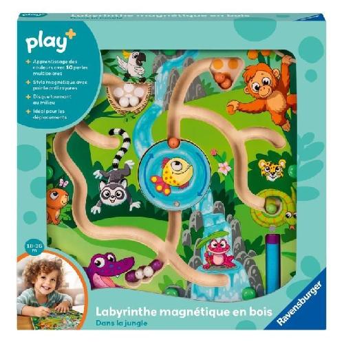 Table Activite - Jouet D'activite Ravensburger play+. Labyrinthe magnétique en bois - Dans la jungle . 6-36 mois. Premier âge. bébé