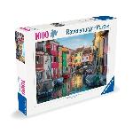 Puzzle Ravensburger - Puzzle 1000 pieces-Burano. Italie - Adultes & enfants des 14 ans - Puzzle de qualité supérieure - 12000623