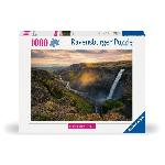 Puzzle Ravensburger-Puzzle 1000p-La cascade Háifoss. Islande (Highlights)-Adultes&enfants-Des 14 ans-Puzzle de qualité supérieure-12000110