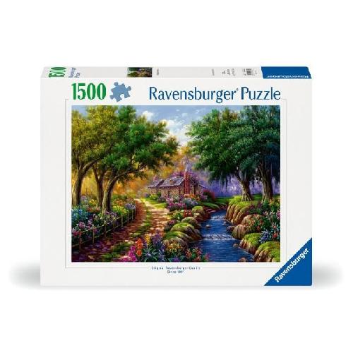 Puzzle Ravensburger-Puzzle 1500p-Cottage au bord de la riviere-Adultes & enfants des 14 ans-Puzzle de qualité supérieure 80x60cm-12000735