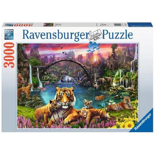 Puzzle Ravensburger-Puzzle 3000 pieces - Tigres au lagon-4005556167197-A partir de 14 ans