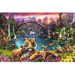Puzzle Ravensburger-Puzzle 3000 pieces - Tigres au lagon-4005556167197-A partir de 14 ans