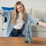 Puzzle Ravensburger-Puzzle 3D Tour Eiffel phosphorescente 50 ans-Des 10 ans-216p numérotées a assembler sans colle-Accessoires inclus-11591