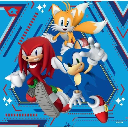 Puzzle Ravensburger-Puzzles 3x49 pieces - Les aventures de Sonic-4005555011330-A partir de 5 ans