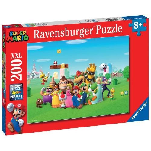 Puzzle Ravensburger-SUPER MARIO-Puzzle 200 pieces XXL - Les aventures de Super Mario-4005556129935-A partir de 8 ans