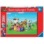 Puzzle Ravensburger-SUPER MARIO-Puzzle 200 pieces XXL - Les aventures de Super Mario-4005556129935-A partir de 8 ans