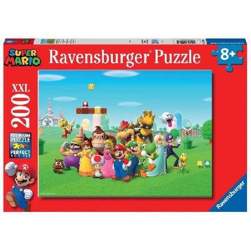 Puzzle Ravensburger-SUPER MARIO-Puzzle 200 pieces XXL - Les aventures de Super Mario-4005556129935-A partir de 8 ans