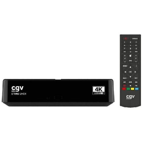 Terminal - Recepteur - Demodulateur - Decodeur - Tv/tnt Recepteur-enregistreur TNT - CGV - ETIMO UHD1 - Ultra Haute Definition 4k - Dolby AC4 et HDR10 - Controle parental