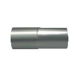 Echappements Voitures Reducteur Inox 70 vers 65mm L120mm Ep1.5mm