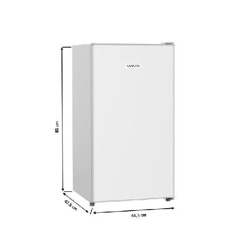 Refrigerateur Classique Refrigerateur table top - OCEANIC - 90L - 37dB - Classe E - L44.5 x P47.5 x H85 cm - Blanc