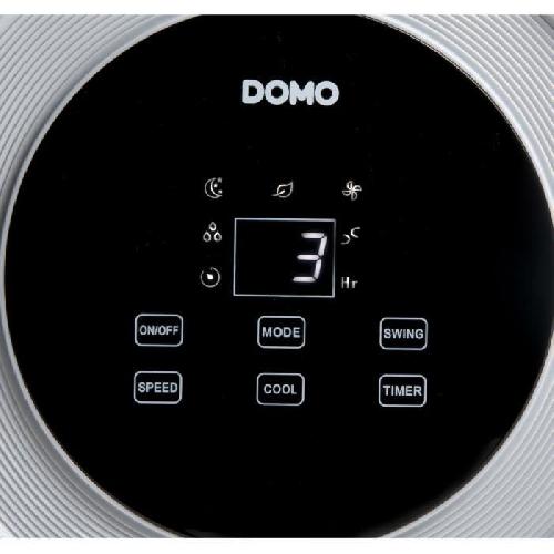 Ventilateur Refroidisseur d'air - DOMO - DO159A - 9.6 W - Oscillation - 3 Vitesses