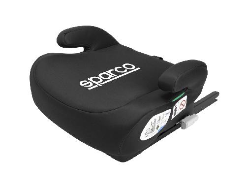Siege Auto - Rehausseur Rehausseur Bas Isofix Noir 125-150Cm Ece R129 Isize Sparco